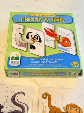 The Learning Journey Heads & Tails Matching Puzzle – Green